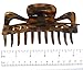 Parcelona French Savana Extra Large Approx. 5.5 Inch Long Tortoise Shell Cellulose Acetate Jaw Hair Claw Clip