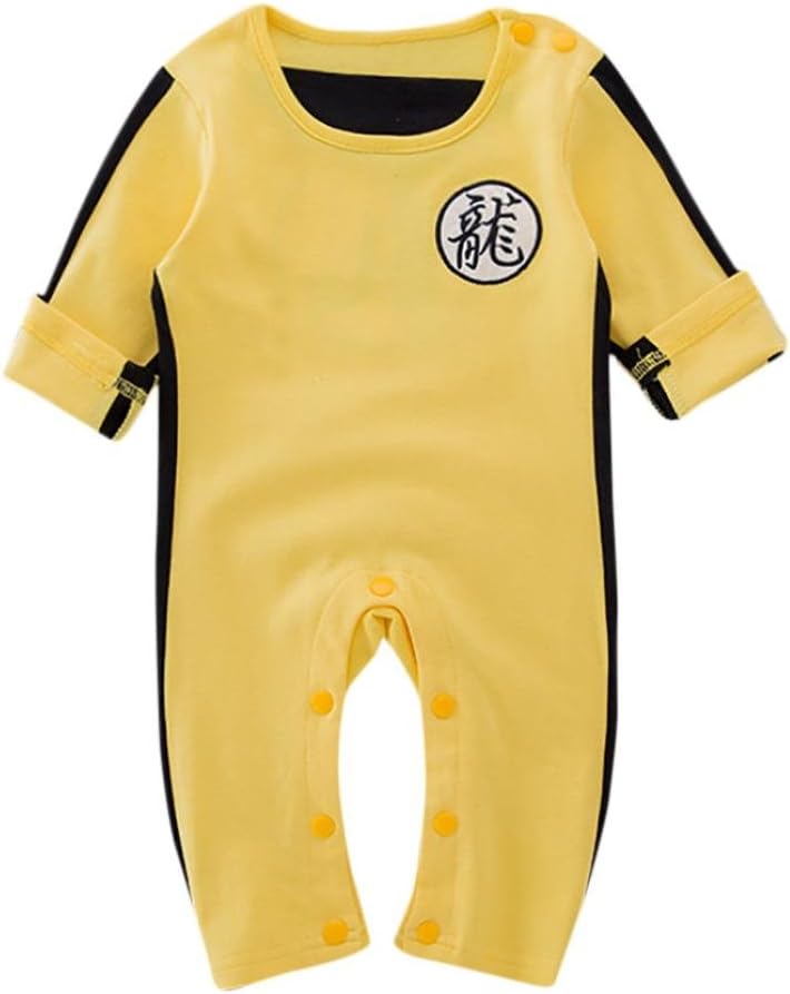 Fineser Toddler Baby Boys Long Sleeve Kung Fu Romper Jumpsuit Creeper's Playsuit 0utfits