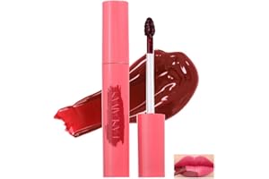 YouMedi Wonder Blading Lip Stain Peel Off Masque, 6 Colors Tattoo Peel Off Mask, Matte Finish Peel Off Lip Stain, Waterproof & Transfer Proof Nude Lip Tint, Lip Tatoo Peel Lip Tint, 04# Rose Red