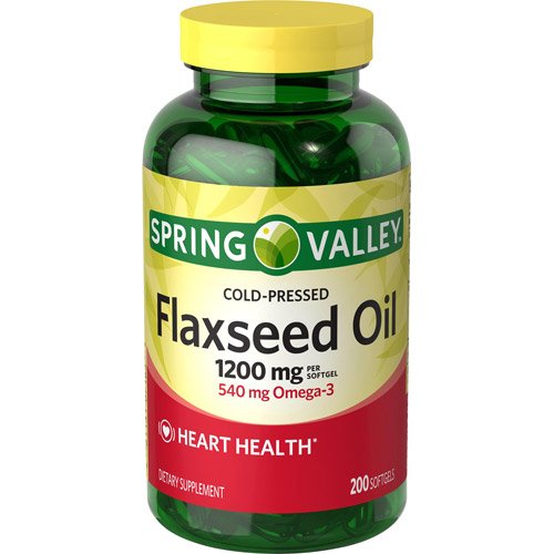 Spring Valley - Flaxseed Oil 1200 mg, 200 Softgels