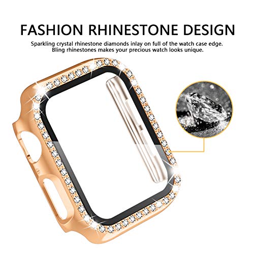 Bling Apple Watch Case 40mm Series 6/5/4/SE with Screen Protector