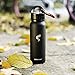 Simple Drink 25oz Stainless Steel Sports Water Bottle with Straw Lid and Portable Handle - Reusable Wide Mouth Hydro Metal Flask - BPA Free Travel Bottle for Hiking, Cycling, Running