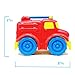 Boley Big Fire Truck Toy for Toddlers - Educational baby fire truck toy with interactive ladder capabilities perfect for baby sensory development and pretend play