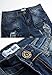 Men's Ripped Slim Fit Straight Denim Jeans Vintage Style with Broken Holes 03 W30