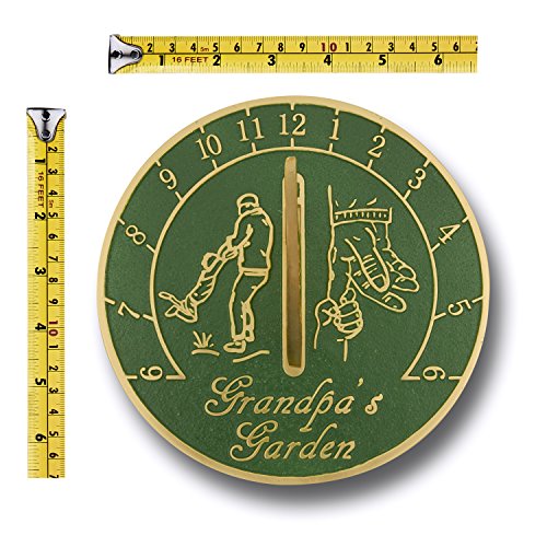 The Metal Foundry Grandpa’s Garden Sundial Gift. Looking For The Best Present Idea For A Special Grandpa For His Birthday, Christmas Or Fathers Day?