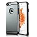 technext020 iPhone 6S Case, Armor Case for Silver iPhone 6S Slim Hybrid Dual Layer Shockproof Plastic Silicone Tough Hard Cover for Apple iPhone 6 6S Strengthened Bumper