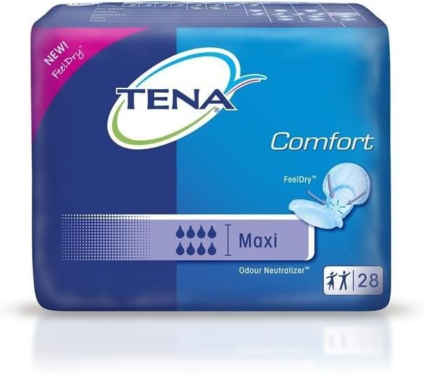 TENA COMFORT maxi Pads 2x28 Pieces Amazon.co.uk Health & Personal Care