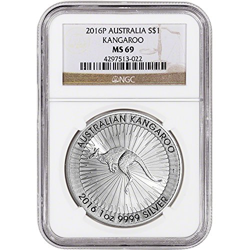 2016 AU Australia Silver Kangaroo $1 MS69 NGC