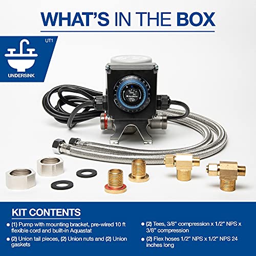 UT1 Hot Water Recirculation Pump For Under Sink Instant Hot