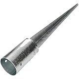 Pfostenträger Höhenverstellbar 0-120mm - U-förmig Für Zäune & Gartenhäuser