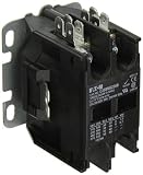 Eaton C25BNB230B Compact Definite Purpose Contactor, 30A Inductive Current Rating, 2 Max HP Rating at 115V, 5 Max HP Rating at 230V, 240VAC Coil Voltage
