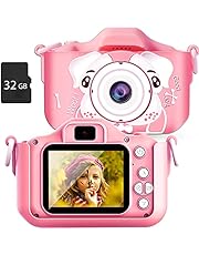 Sinceroduct Kids Camera, 20.0MP Digital Dual Camera with 2.0 Inch IPS Screen,32GB SD Card Included, Ideal Gift for 3-12 Years Old Girls Boys Gifts