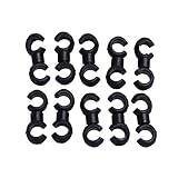 WinnerEco 10pcs Housing Hose Guide for Brake Cable/derailleur Hub Bike Shift Line S-clips Clamps for MTB Bike Road Bicycle