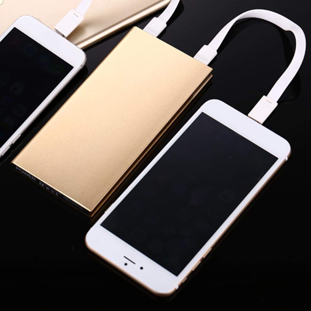 LIOPIO Banco Externo Ultrafino del Poder del Cargador de batería 20000mAh para el teléfono Celular Cargadores portátiles