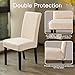 TOYABR Stretch Universal Dining Chair Cover with Skirt, Furniture Protector Covers Chair Slipcovers Sets for Dining Room Hotel Ceremony Banquet Wedding Party
