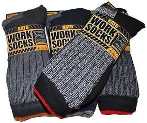 Kato Mens Thermal Industrial Standard Work Socks Heavy Duty Extra Strong UK 6-11
