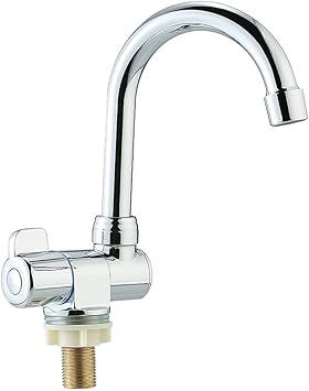 Blusea Foldable Water Faucet Deck Wall Mounted Rotating Rv Faucet
