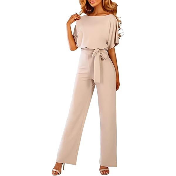 Ameri BIG PANTS ROMPERS ¥19,250 Amazon.com: Jumpsuits for Women Fashion Casual Long Sleeve