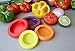 Reusable Silicone Food Savers protectors Food Caps for Jars and Cans food Storage Cover for Fruit and Vegetable Random Color, Set of 4 by ML.PRODUCTS