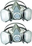 3M 07192 Paint Spray Resp. Medium (2 Pack)