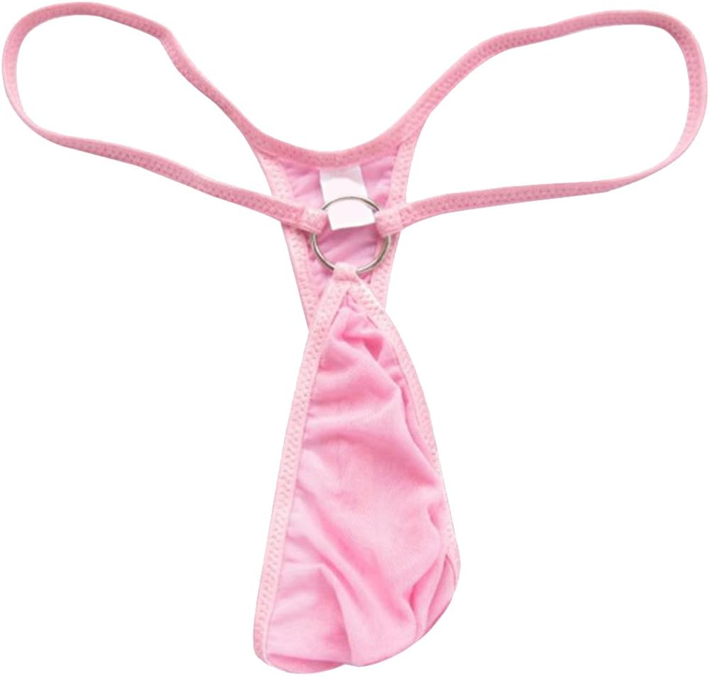 Youthny Slip Homme Sexy Erotique Thong String Ouvert Taille Basse