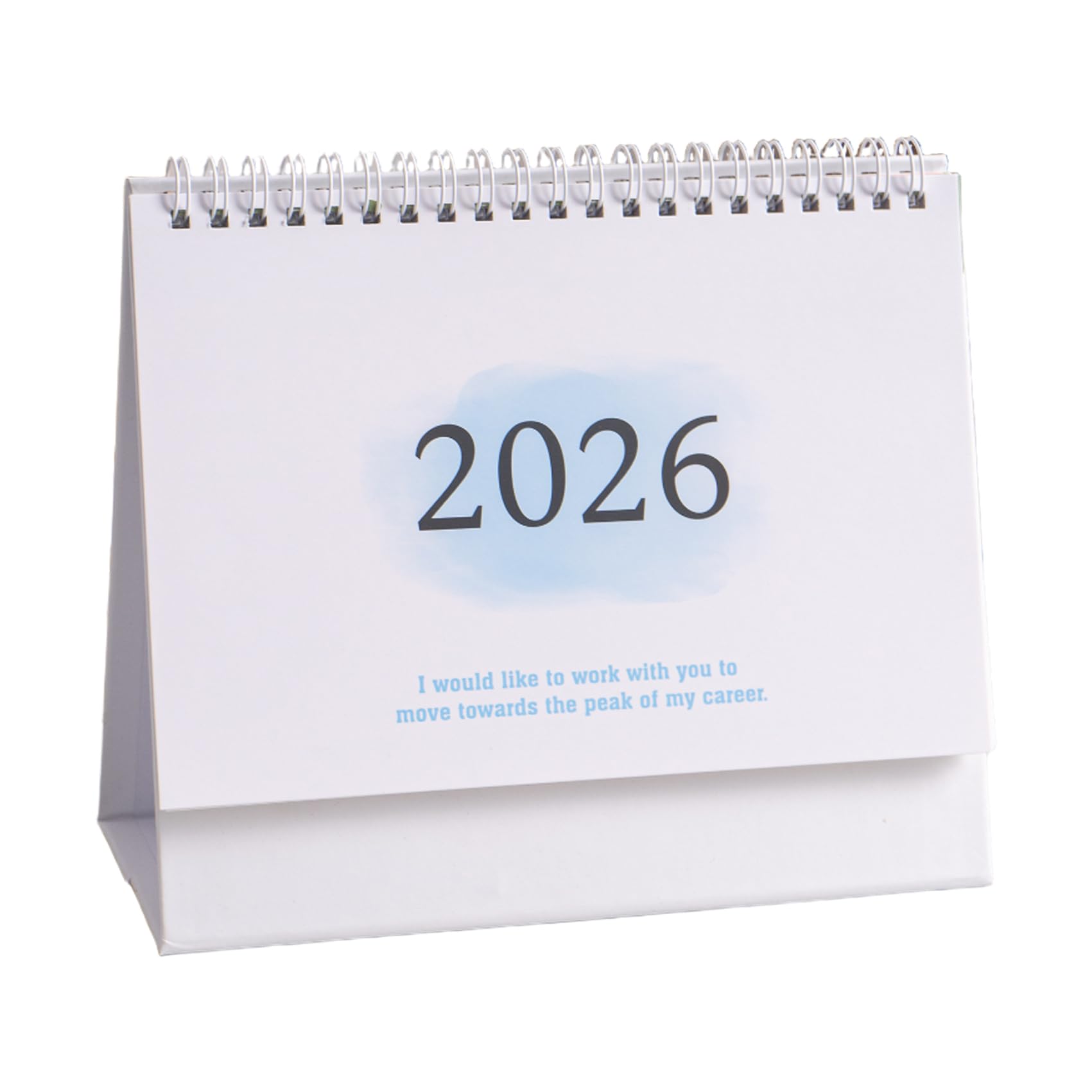 Academic Calendar 2025-2026,Desk Calendar with Thick Paper, Desk Calendar 2025/2026 UK Month to View(Blue)