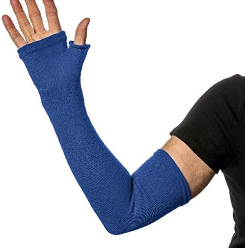 Limbkeepers Non-Compression Protective Long Sleeve Fingerless Gloves (Royal Blue)