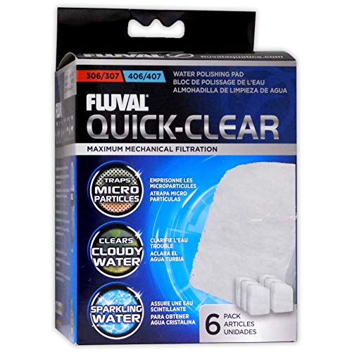 Fluval Genuine 307/407 Canister Filter Media Quick Clear Polishing Pads