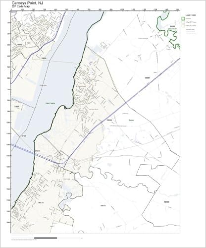 Carneys Point Nj Map Zip Code Wall Map Of Carneys Point, Nj Zip Code Map Laminated: Amazon.com:  Office Products