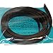 TOFL Genuine Top-Grain Leather Strap | 72 Inches Long | 5/8 Inch Wide | 1/8 Inch Thick (7-8 oz) | 1 Leather Strip for DIY Arts & Craft Projects, Clothing, Jewelry, Wrapping | Black