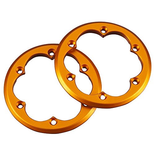 Axial AX08132 CNC 2.2 Comp Bead Lock Ring (2-Piece), Orange