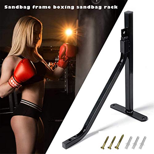 DOCYKE Wall Mount Punch Bag Bracket Heavy Bag Hanger Speed Boxing Bag