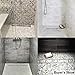 Modbath 24 Inch Linear Shower Drain with 2-In-1Flat Cover and Tile Insert Grate, Floor Drain Brushed 304 Stainless Steel with Hair Strainer, Adjustable Leveling Feet