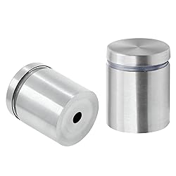 Luomorgo 12 Pcs 1" x 1-1/5" Stainless Steel