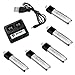 WLtoys Upgraded Li-po Battery Charger with USB Cable and 5Pcs Li-po Battery Kit for WLtoys V911 V911-1 V911-2 Helicopter