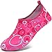 CIOR Men Women and Kids Quick-Dry Water Shoes darkweight Aqua Socks For Beach Pool Surf Yoga Exercise ,S0172,Ros Red,L