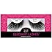 Elegant Lashes #535L Thick Long Black Human Hair False Eyelashes for Drag Queen Halloween Dance Costume