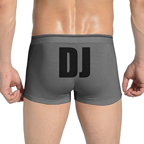 Tianshui customised Super hygroscopicity Close-Fitting DJ Boxer Shorts Ash L For Men