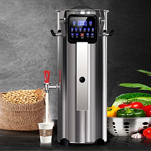 SXXZYAZJ Commercial Soymilk Machine,Automatic Grinding and Heating Separation Soymilk Machine,for Breakfast Shop (18L)