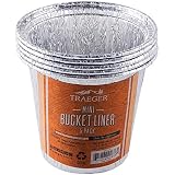 Traeger BAC459 Mini Grease Bucket Liner-5 Pack (Ranger, Scout, PTG) Grill Drip Tray