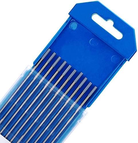 TEN-HIGH WC20 Grey Cerium Tungsten Electrodes TIG Welding 2.4mm x 150mm 10pcs