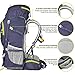 Mountaintop 60L Internal Frame Backpack Hiking Backpacking Packs with Rain Cover YKK zipper buckle-M6012