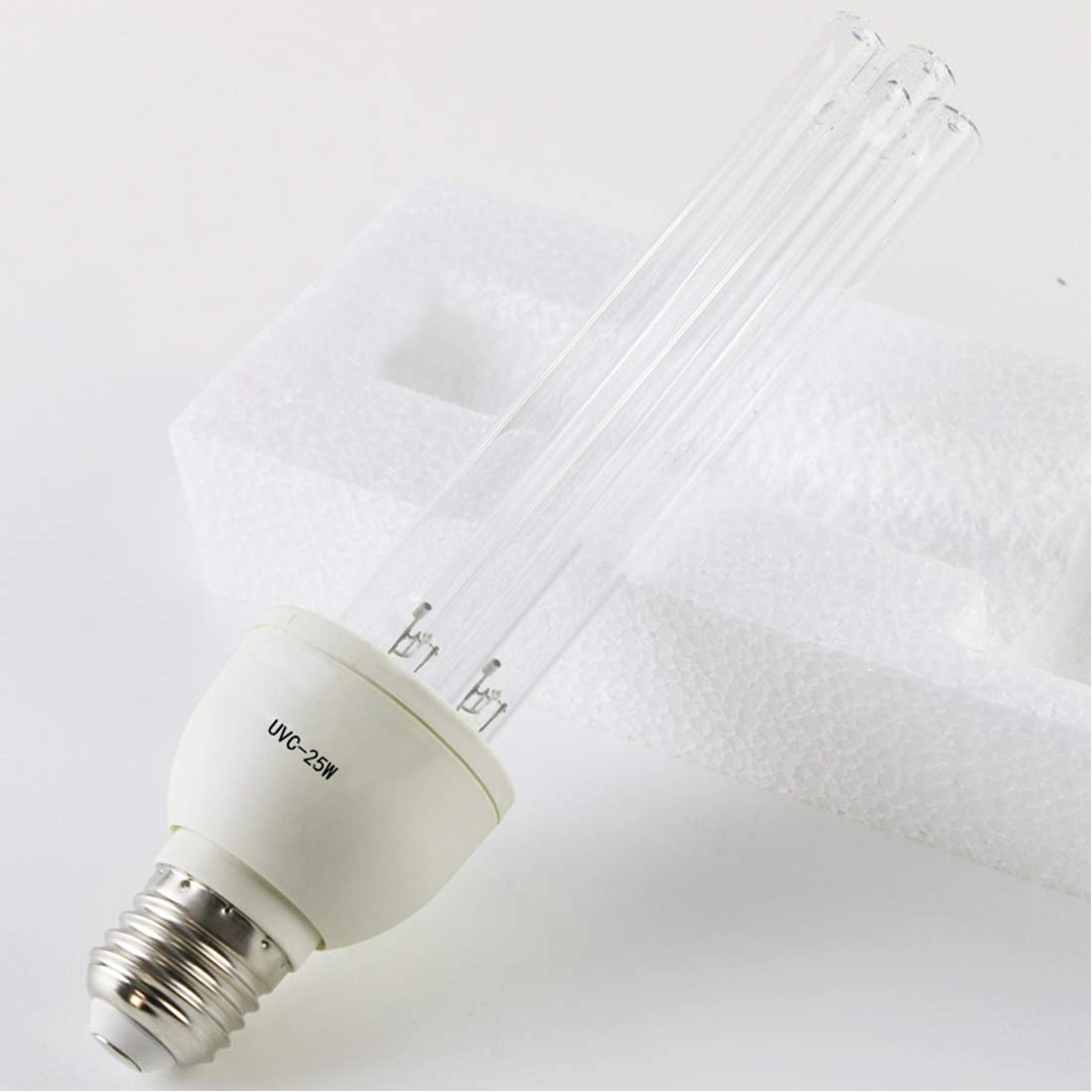 Fluorescent Tubes UVC Germicidal Bulb 25w E26/E27 Screw Socket UV Light