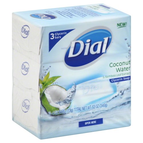 DIAL SOAP BATH COCONUT WATER 3 BARS