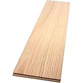 The Hardwood Edge Red Oak Planks - 2-Pack Unfinished Oak Craft Wood - 1/4&rsquo;&rsquo; (6mm) 100% Pure Hardwood - Laser Engraving Blanks - Red Oak Wood Planks for Crafts and Gifts