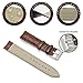 CIVO Genuine Leather Watch Bands Top Calf Grain Leather Watch Strap 16mm 18mm 20mm 22mm 24mm for Men and Women