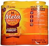 Metamucil With 100% Natural Psylluim Fiber, Orange, 48.2-Ounce Bottle (Pack of 2)
