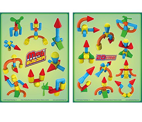 Popular Playthings Mag Builder Building Set (20 Piece)