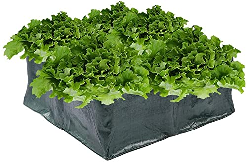 Ram© Green 4 Grid Plant Vegetable Waterproof Garden Plants Growing Bags For Tomatoes, Potatos Flowers