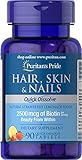 Puritan's Pride Quick Dissolve Hair Skin Nails-90 Tablets